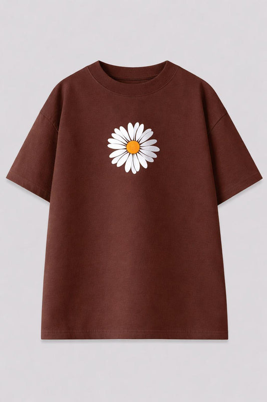 Daisy Bloom Luxe Oversized Tee