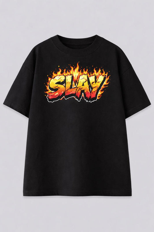 Slay Statement Oversized Tee