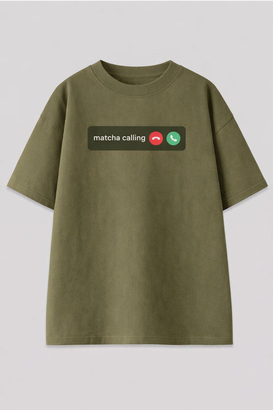 Matcha Calling Essential Oversized Tee