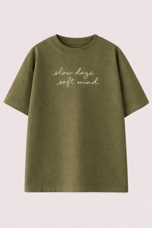 Slow Days Studio Oversized Tee