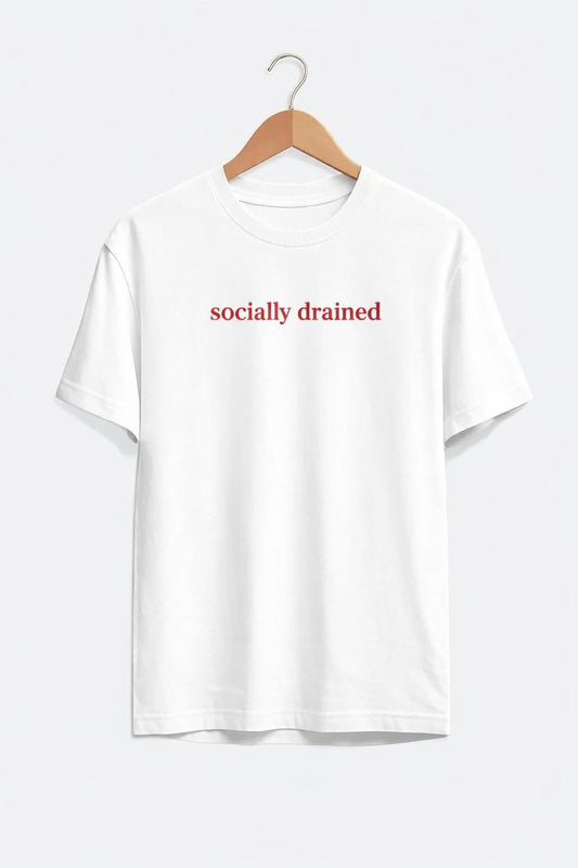 Socially Drained Regular Tee
