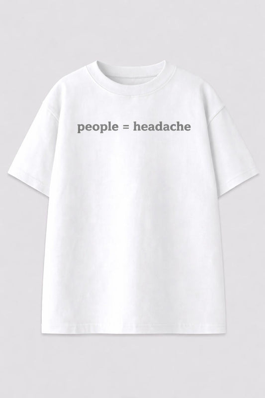People = Headache Studio Oversized Tee