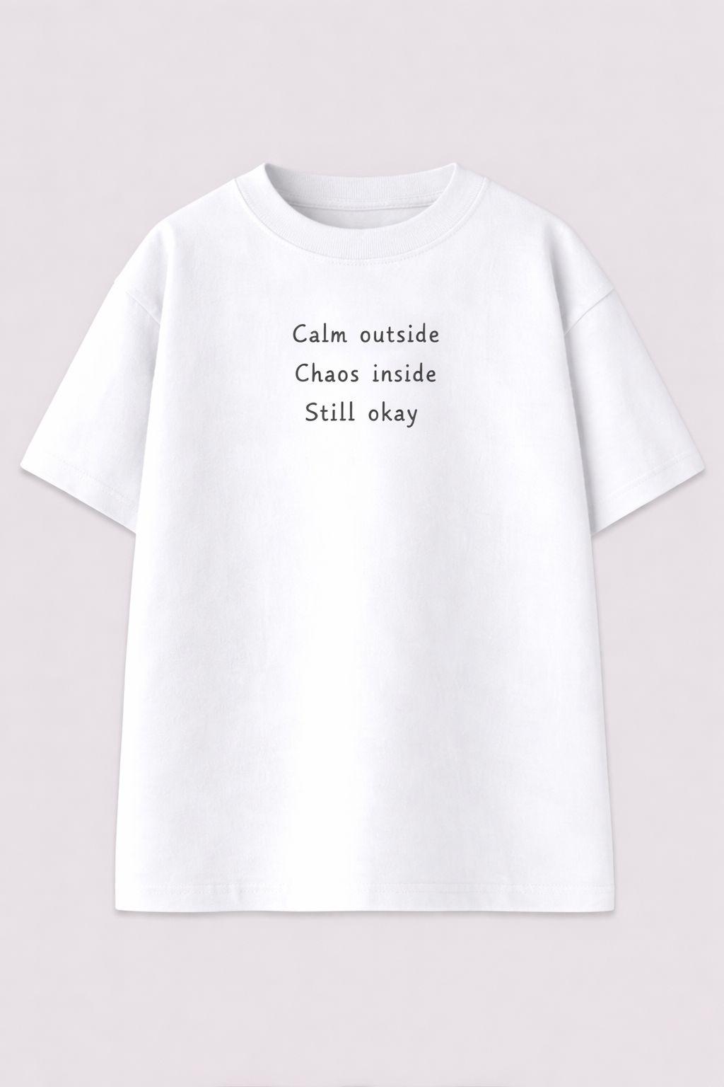 Calm Chaos Oversize Tee