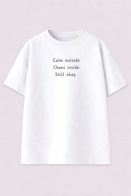 Calm Chaos Oversize Tee