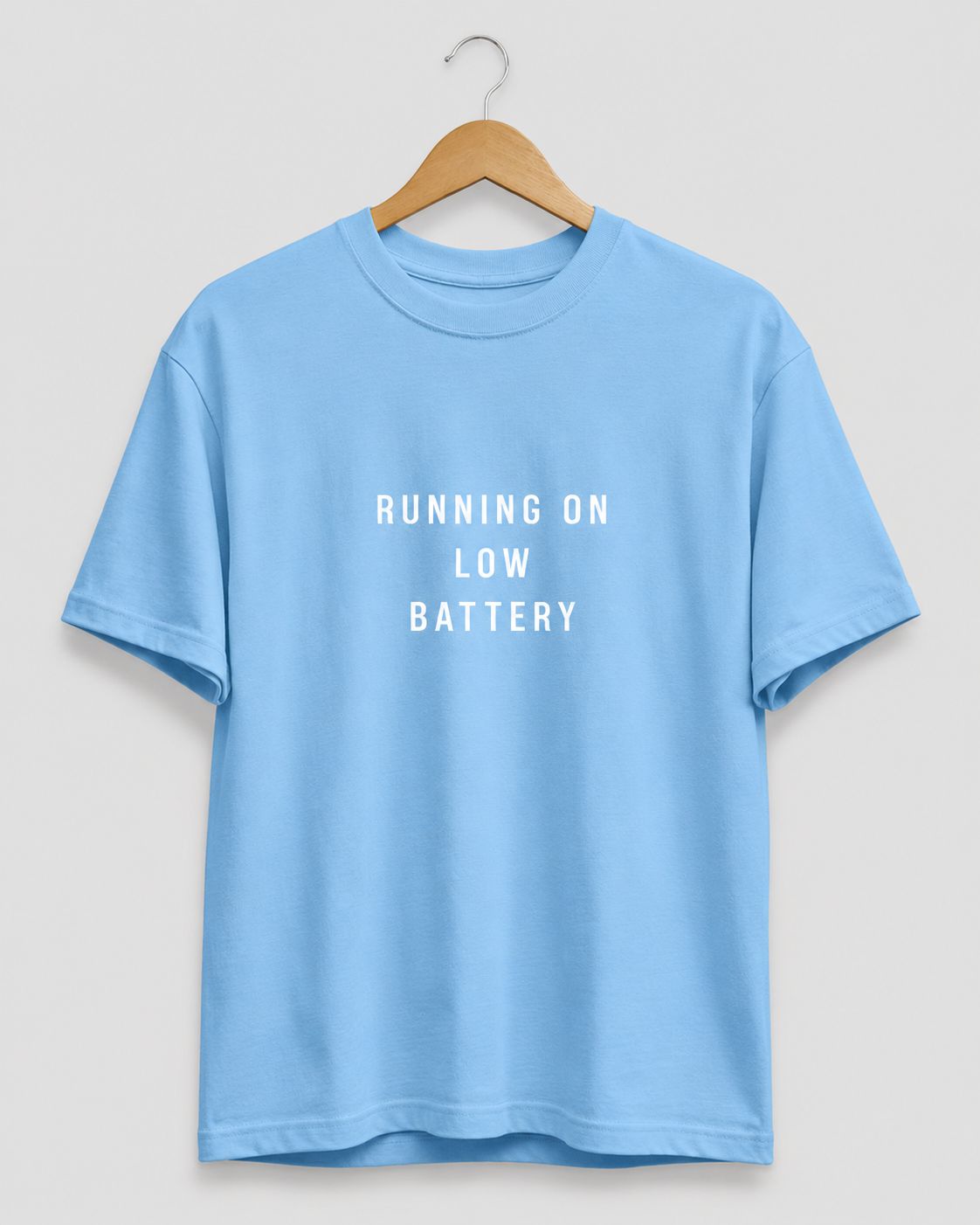 Running On Low Battery Regular Fit T-Shirt