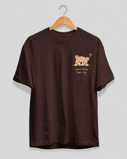 PANDA GOOD THINGS   Regular Fit T-Shirt