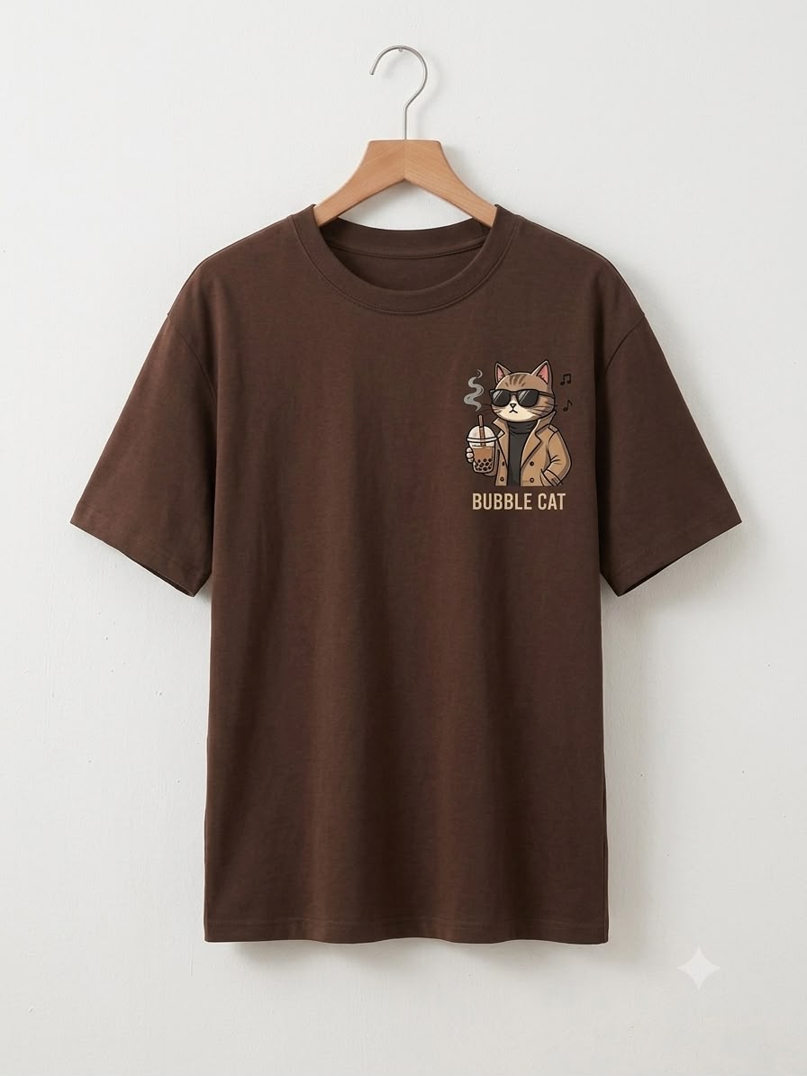 Bubble Cat Regular Tee