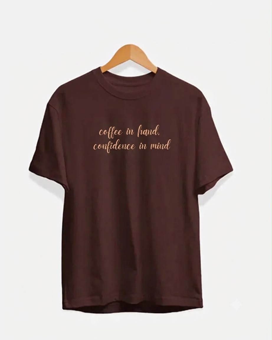 Coffee & Confidence Regular Tee