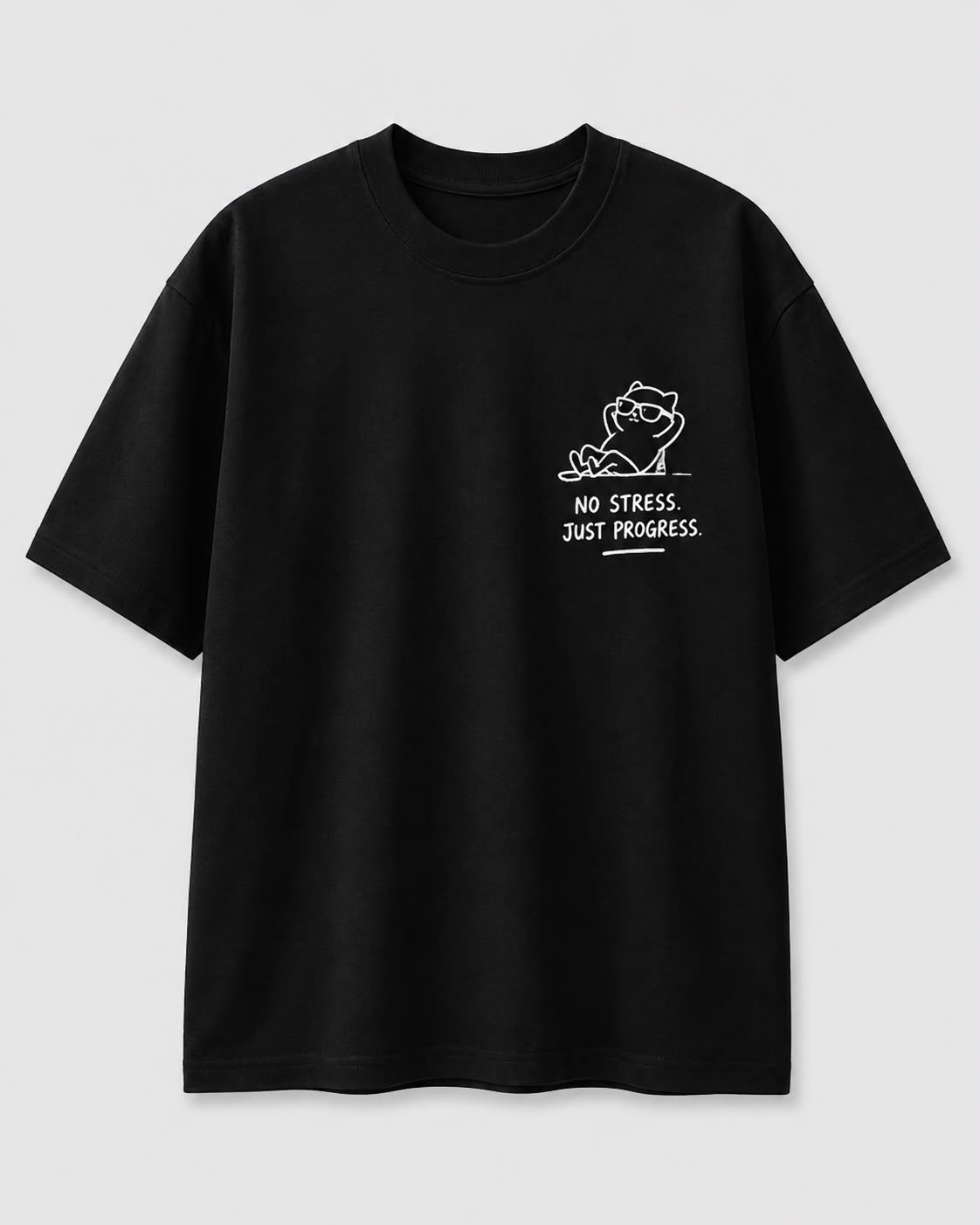 No Stress Just Progress Regular Tee