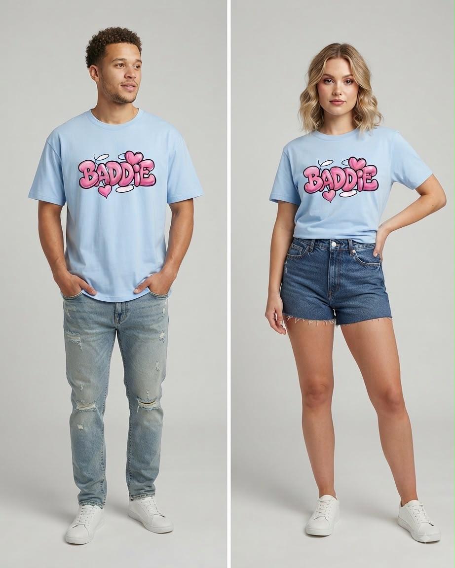 Baddie Hearts Regular Tee