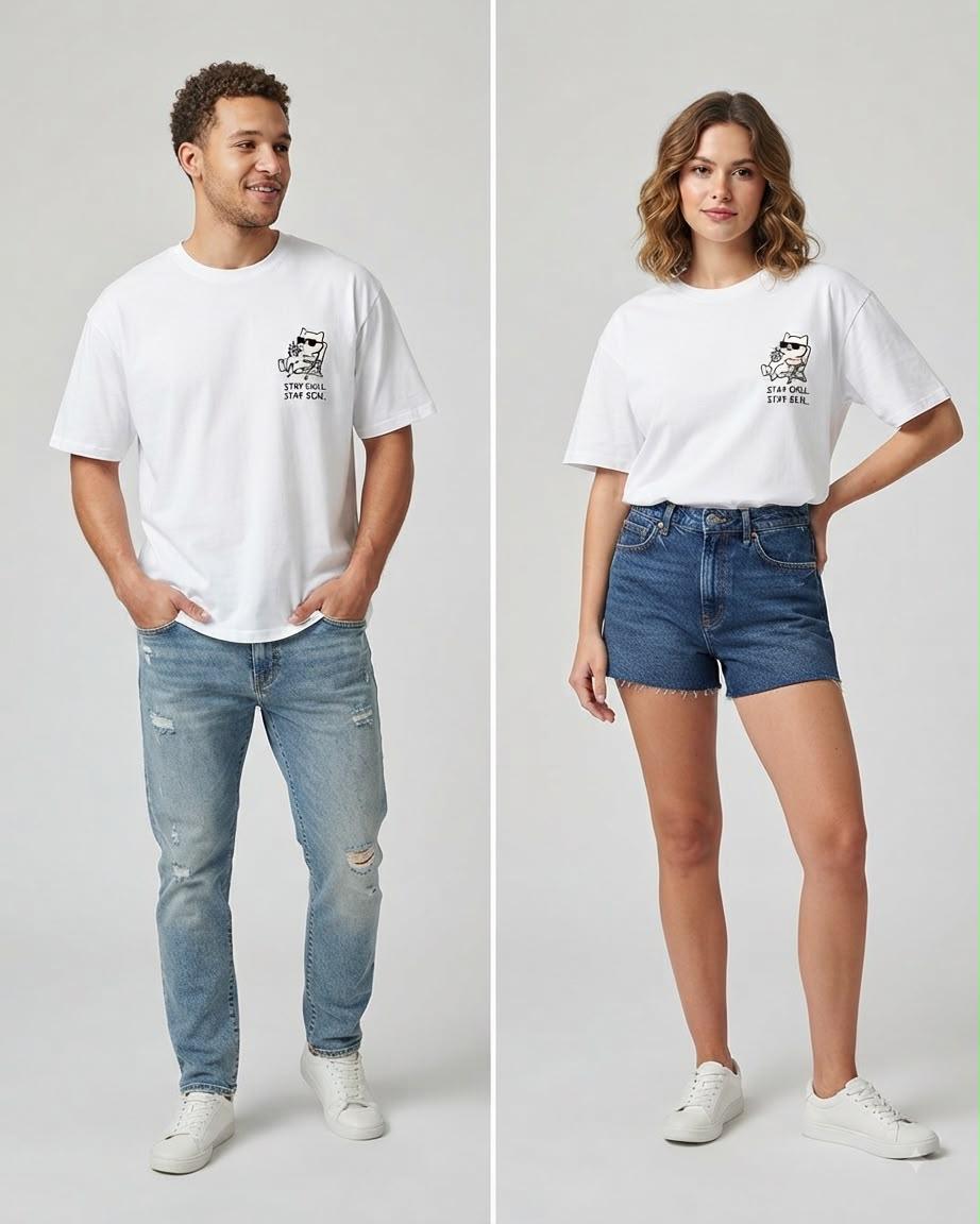 Stay Chill Stay Real Regular Tee