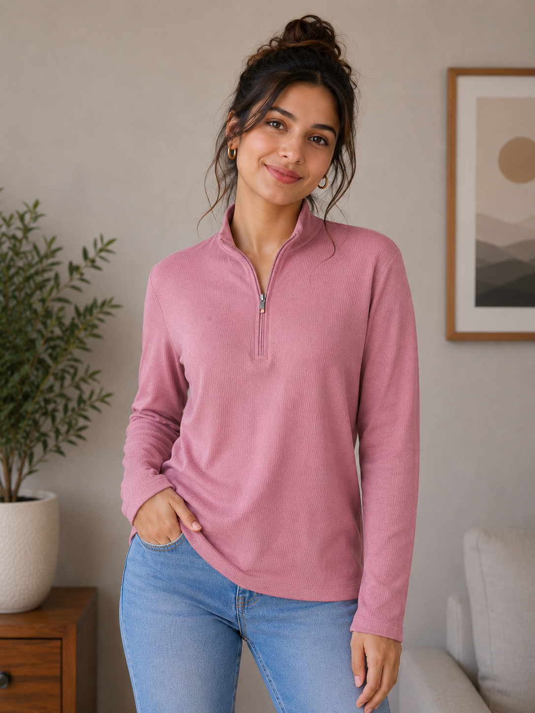 Zipper Top Full Sleeves
