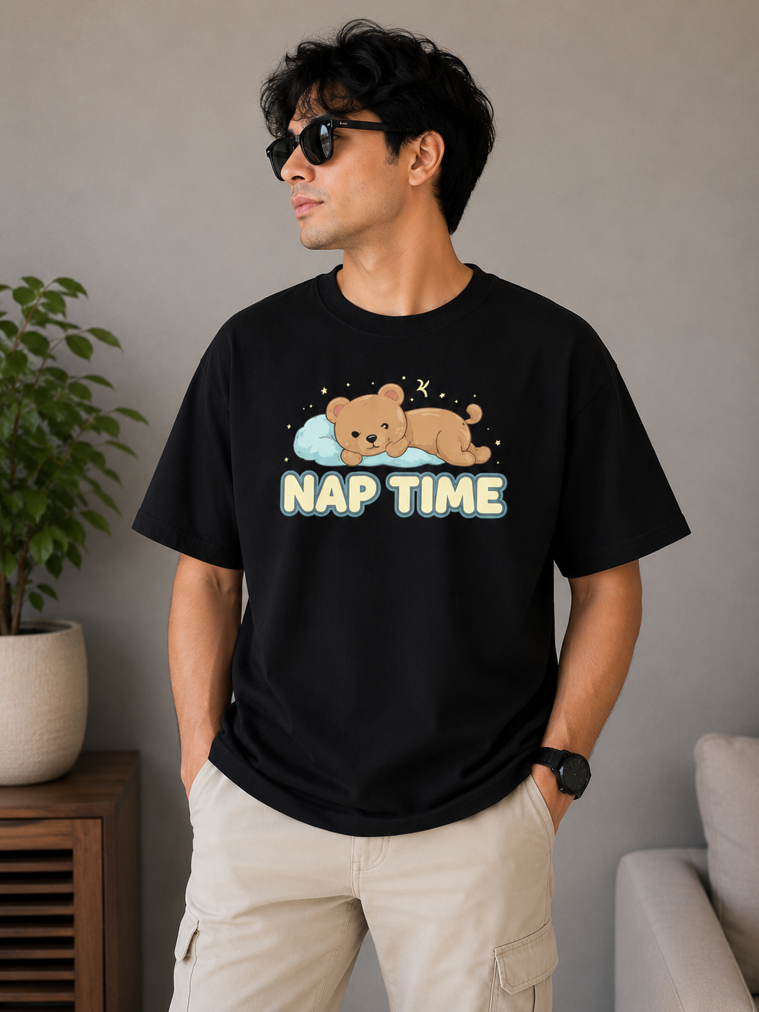 Nap Time Classic Oversized Tee