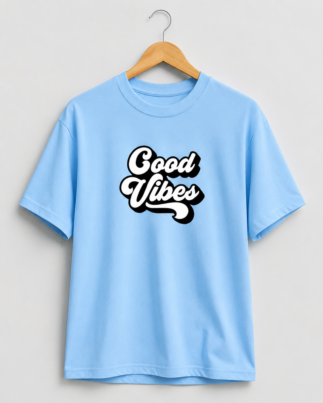 GOOD  VIBES Regular Fit T-Shirt