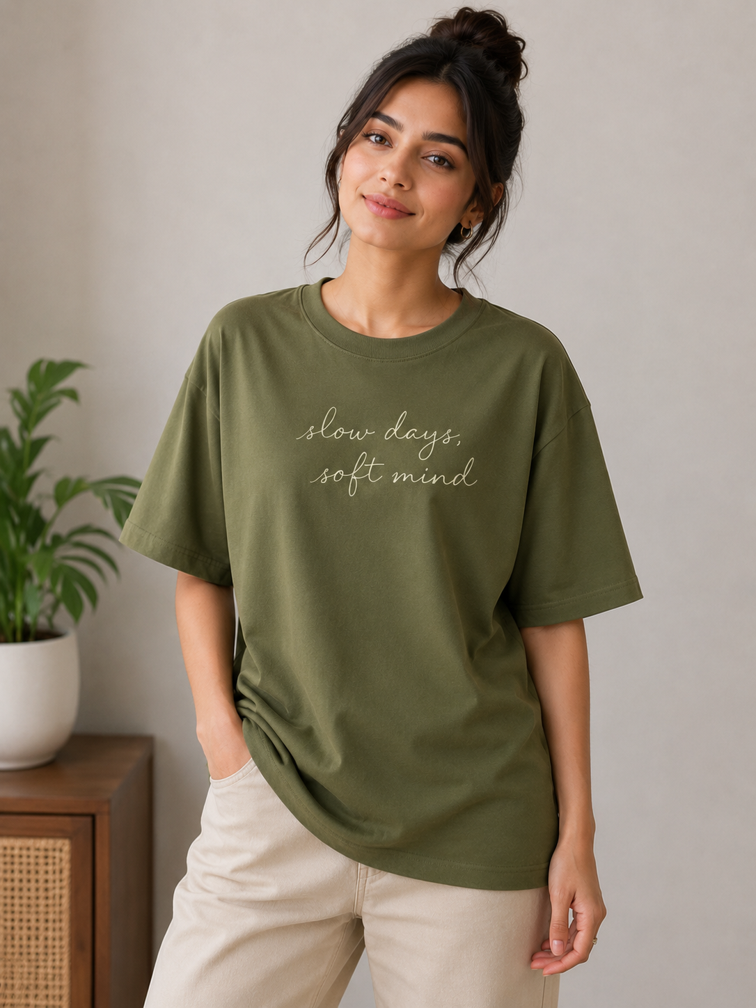 Slow Days Studio Oversized Tee