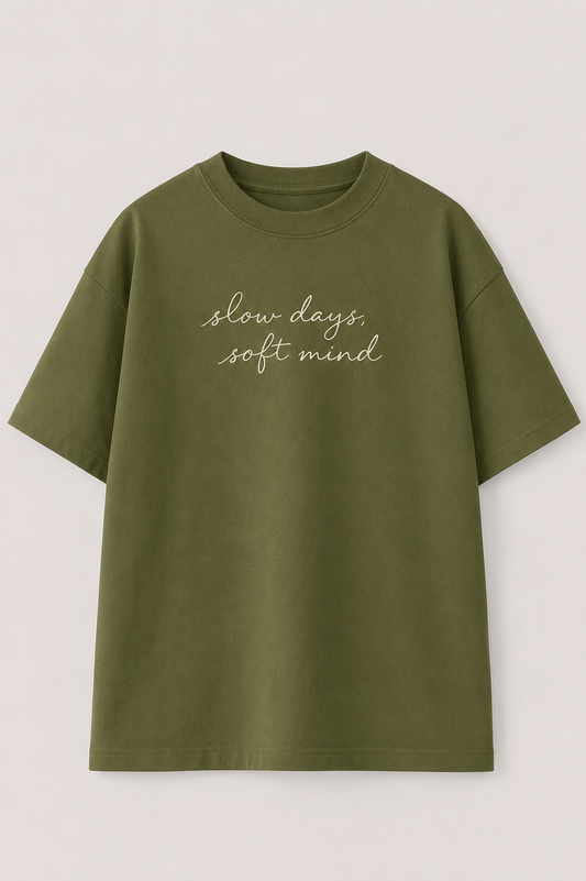 Slow Days Studio Oversized Tee