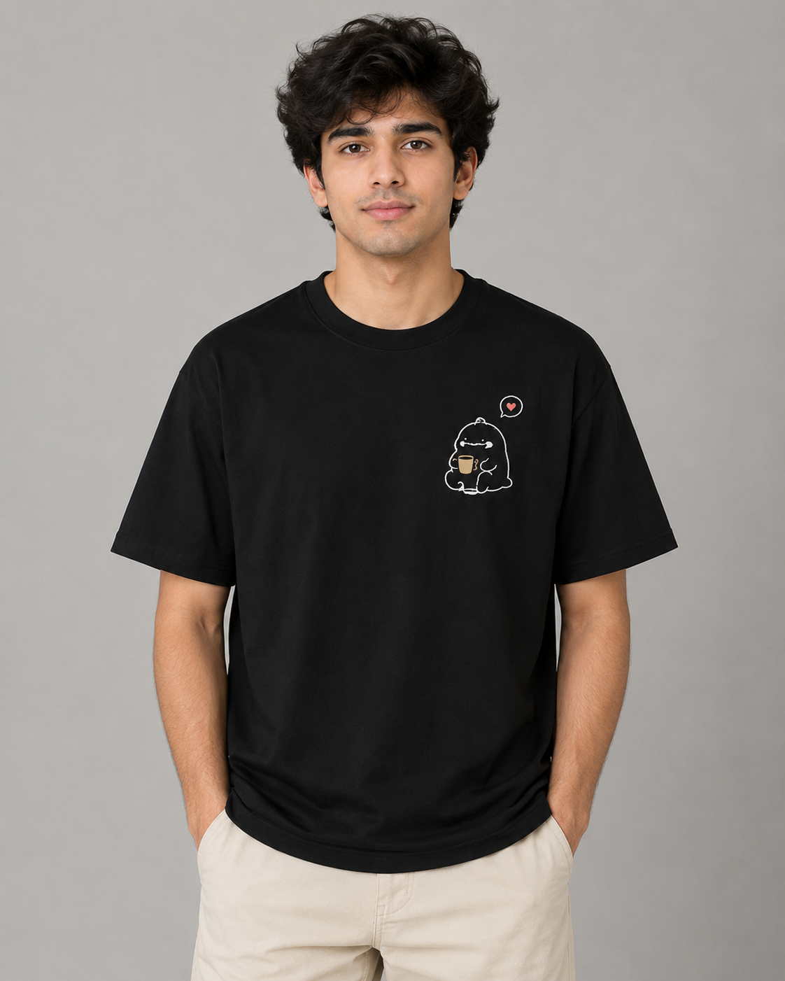 Lazy Coffee Club Regular Fit T-Shirt