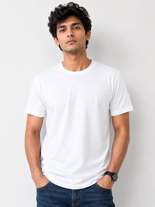 White Basic Tshirt