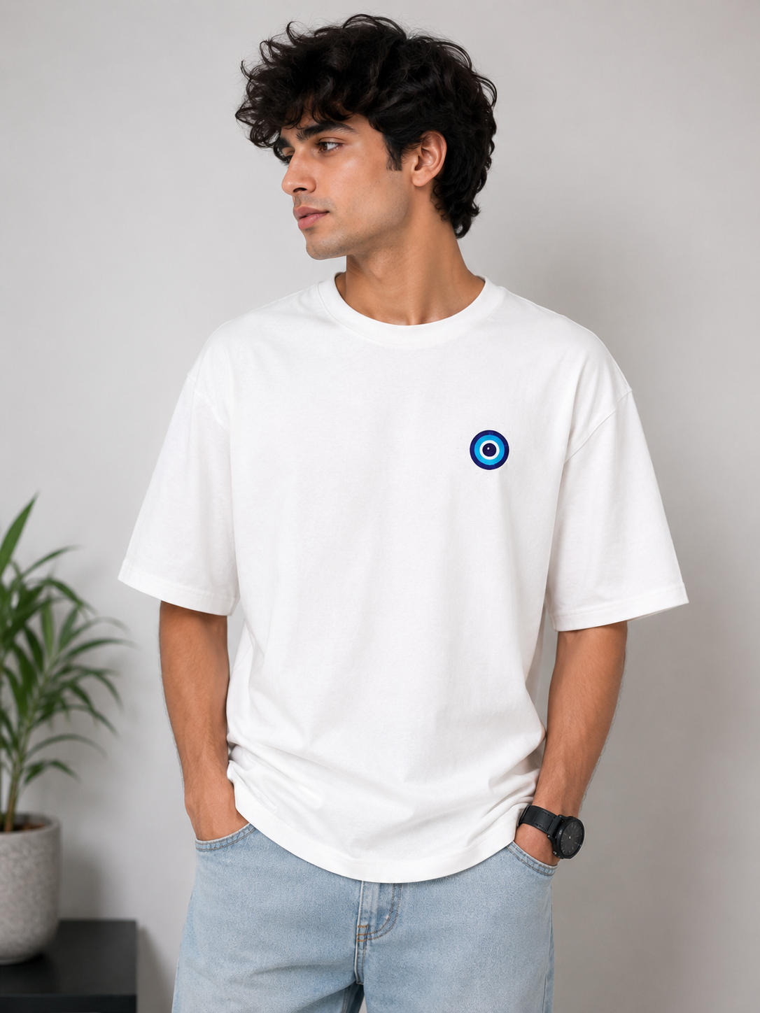 Evil Eye Signature Oversized Tee