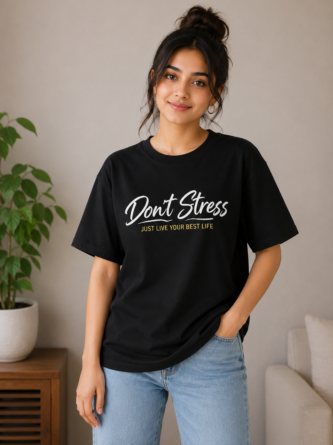 Don’t Stress Oversized Tee