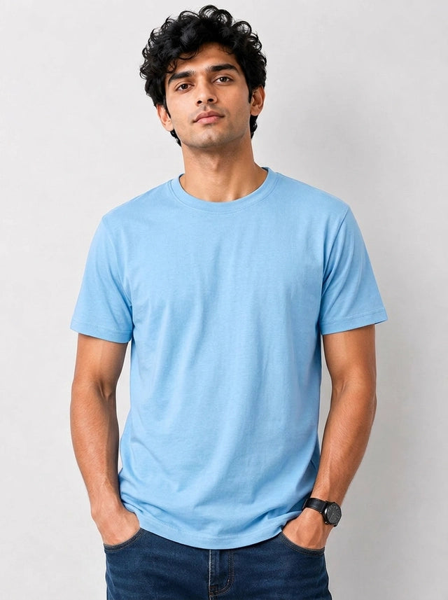 Sky Blue Basic Tshirt