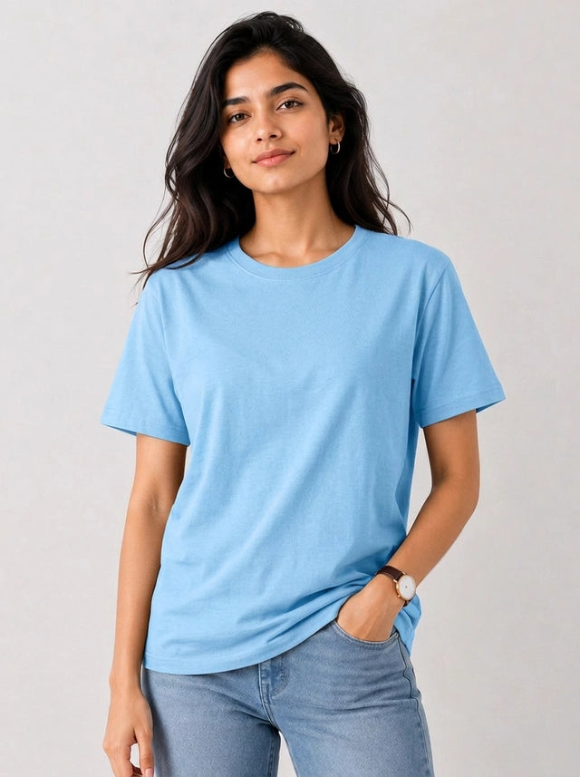Sky Blue Basic Tshirt