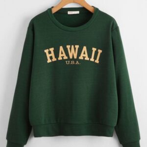 Hawaii sweatshirt crop