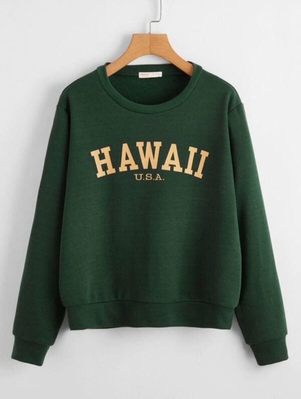 Hawaii sweatshirt crop