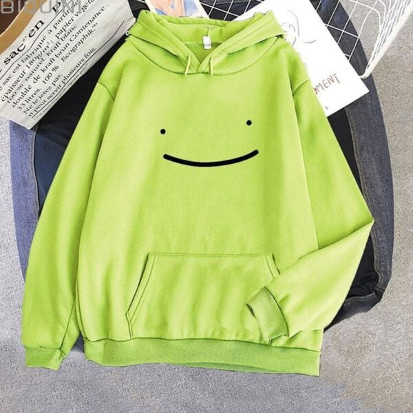 Smile Hoodie Yellow crop