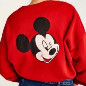 Mickey Crop Sweatshirt