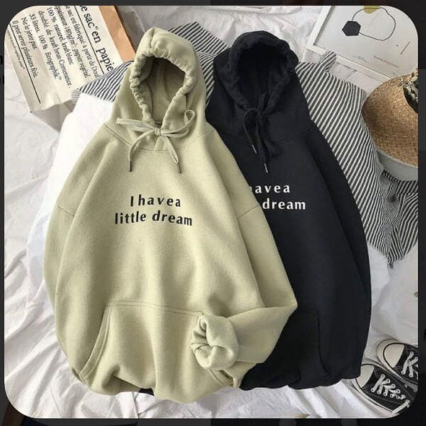 I have a little dream black crop hoodie