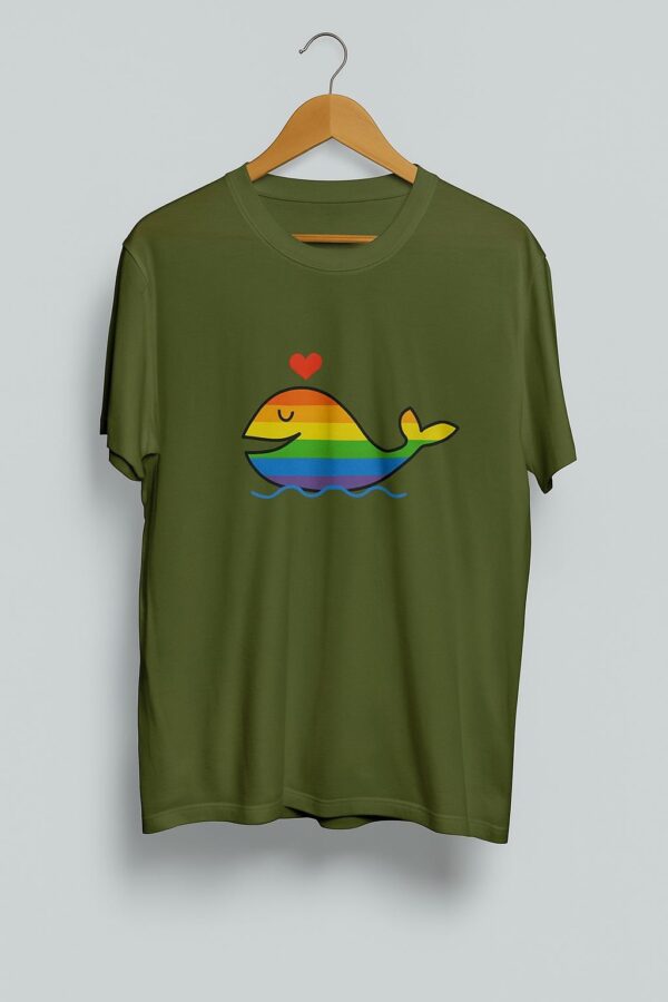 Rainbow dolphin tee