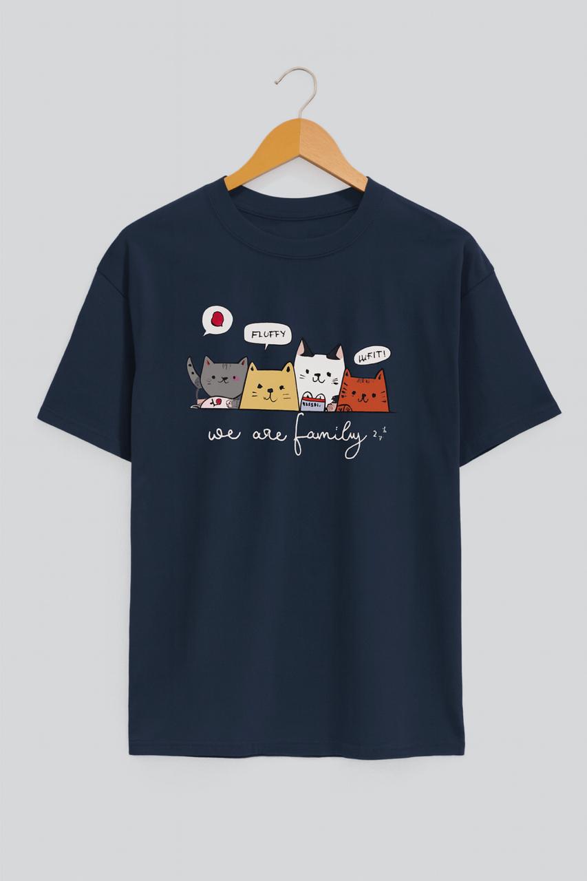 We are family cat tee