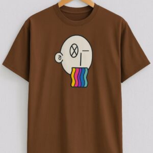 Rainbow bubblegum tee