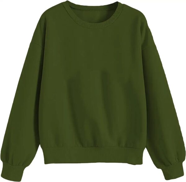 Olive Green Basic sweatshirt