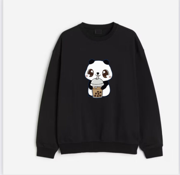 Cute coffee Panda Sweatshirt - Image 2