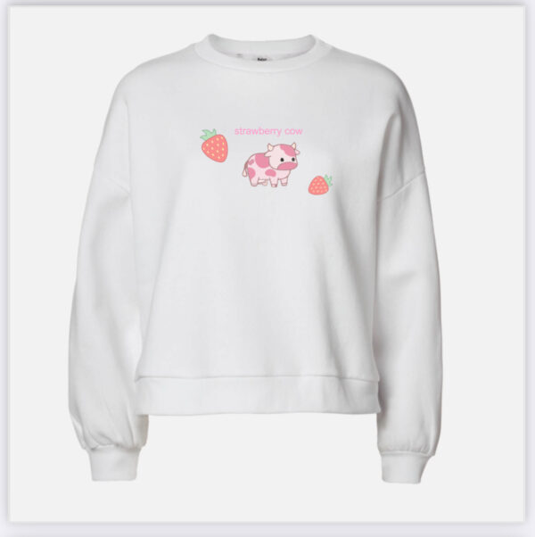 Strawberry Cow Sweatshirt - Image 2