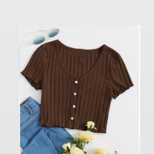 Button Top Half Sleeves