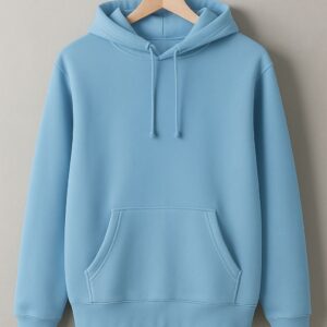 Sky Blue Basic Hoodie