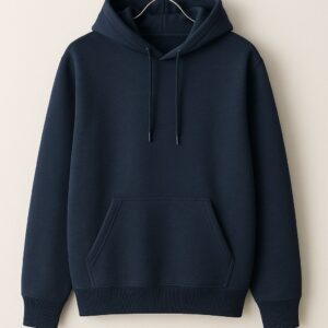 Navy blue Basic Hoodie