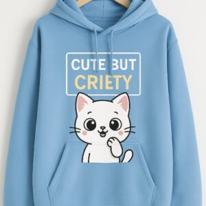 Cute But Cristy Oversized Hoodie