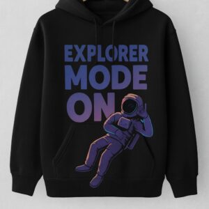 Explorer Mode On Oversized Hoodie