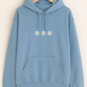 Tri Flower Oversized Hoodie