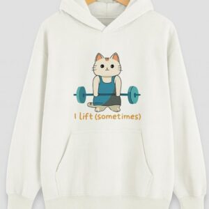 I Lift Sometimes Oversized Hoodie