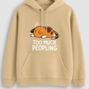 To Much Peopling Oversized Hoodie
