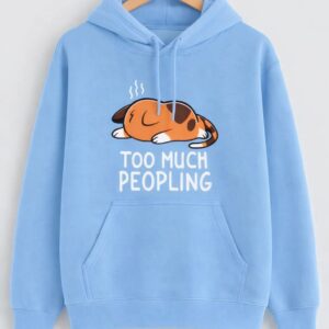 To Much Peopling Oversized Hoodie