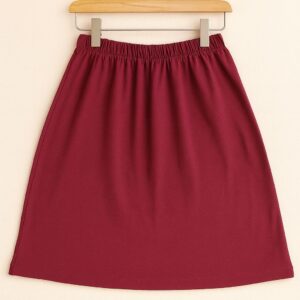 Rib Wide Skirt