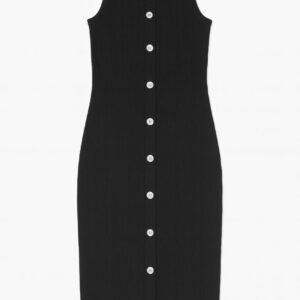 Broad button Dress