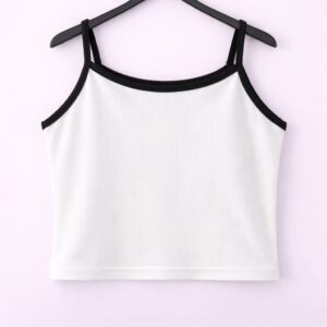 Strip Double black Camie Top