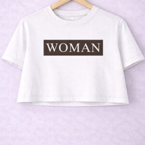 Woman shadow crop tee